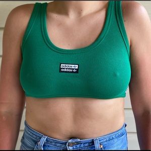 ADIDAS - Green Crop Top / Bra